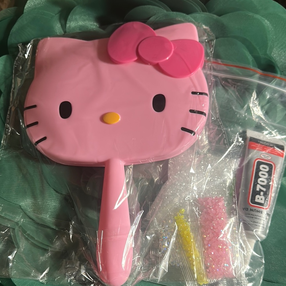 Pink Hello Kitty Hand Mirror
